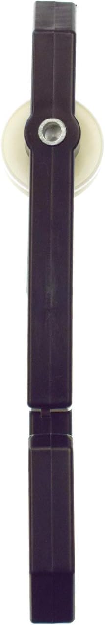 Plastic Aluminum Clothesline Separator Spreader Pulley for Long Clothesline and Heavy Loads (2, Black)