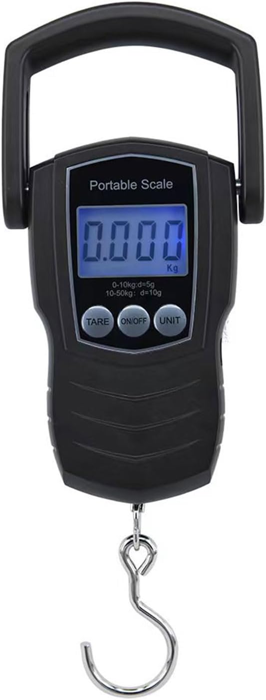 Portable Digital Luggage Scale with Handle Hangings Scale Weighs up to 50kg/110lb Perfect for Travel Parcels Shopping