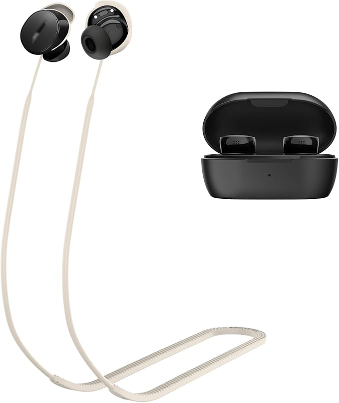 PUCGUE Anti-Lost Strap Compatible with Bose New QuietComfort Earbuds 2024, Silicone Sports Lanyard for Bose New QC Earbuds