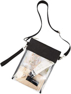 USPECLARE Clear Bag for Stadium Events,Transparent Bag for Work Sports Games Concerts Travel Gym