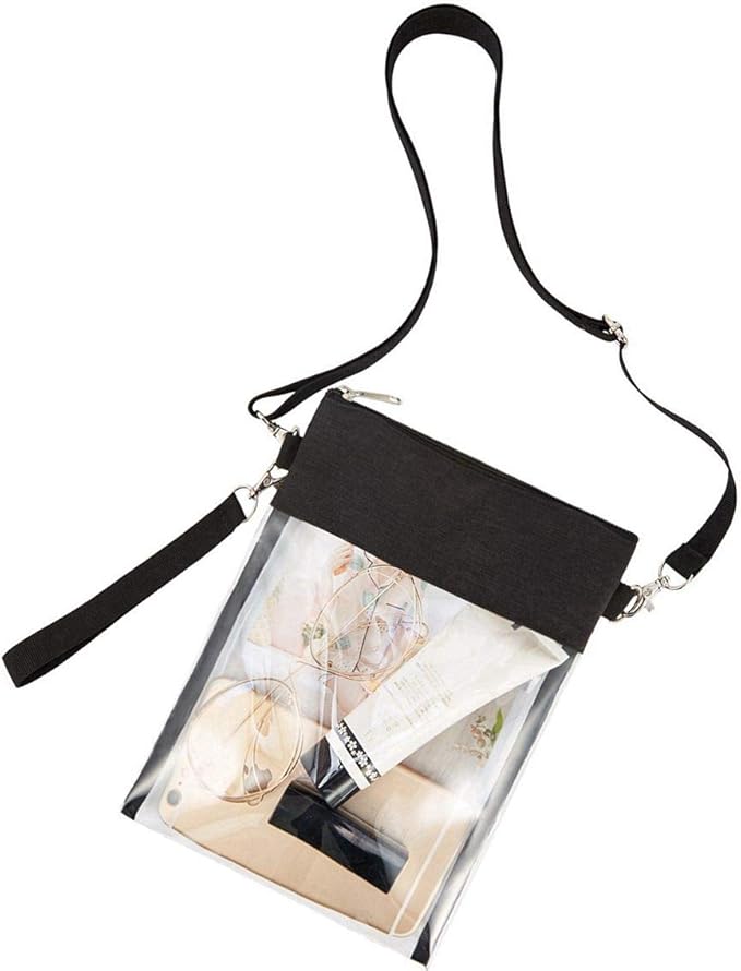 USPECLARE Clear Bag for Stadium Events,Transparent Bag for Work Sports Games Concerts Travel Gym