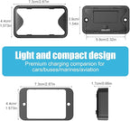 78W 4 Port 12V USB Outlet Wall Mount, Dual 36W PD & Dual 18W QC3.0 Lightweight Surface Mount Charger Socket Panel with Button Switch for Bus RV Truck Marine Golf Cart