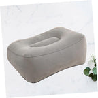 STOBOK Inflatable Footrest Adjustable Footrest Pillow Airplane Footrest Pillow Car Mats for Office Foot Rest Inflatable Footstool Outdoor Inflatable Foot Rest Wedge Shape Travel Pedal
