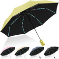 YINBAOGE Compact Travel Umbrella, Automatic Folding Windproof 8 Ribs, Lightweight Small Portable Parasol for Rain & Sun with UV Protection, Fits Car, Backpack, Purse, Men & Women