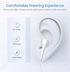 2 Packs for iPhone Headphones Wired Earbuds/Earphones with Built-in Microphone & Volume Control HiFi Stereo Nosie Reduction Compatible for iPhone 14 13 12 11 Pro Max XS XR X 8 7 6, Support All iOS