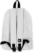 Everest Luggage Basic Backpack, White, Medium