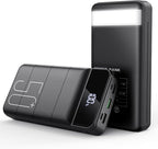 Power Bank Fast Charging 50000mAh - 22.5W Portable Charger USB C Quick Charge with 4 Outputs & 3 Inputs LED Display Huge Capacity External Battery Pack for iPhone, Samsung, iPad etc Black