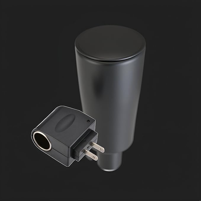 Black AC DC Converter Outlet Power Supply AC 110V - 220V to car DC 12V Replacement Car Supplies can be Used Conversion Adapter Power Converters Automotive Replacement Lighting and Electrical Equipment