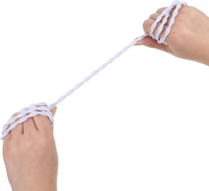 Travel Retractable Clothes Lines for Hanging Clothes Outside Bungee Cord Portable Retractable Clothesline with Hooks and Suction Cups Camping Accessories Cruise for Indoor Home Camping Travel, White