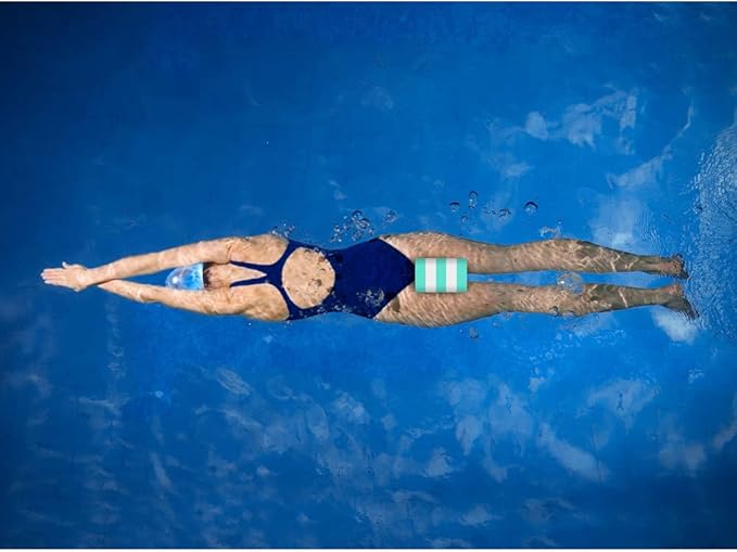 Swimming Pull Float, Soft Swimming Float Kickboard, EVA 5-Layer Pull Buoy Leg Float, Pool Training Aid, Legs and HIPS Support for Adults, Kids, and Beginners