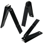 Glamne Manicure Set Nail Clippers Kit Professional Stainless Steel Nail Care Tools with Leather Travel Case 10 in 1 Purple