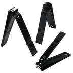 Glamne Manicure Set Nail Clippers Kit Professional Stainless Steel Nail Care Tools with Leather Travel Case 10 in 1 Blue