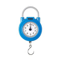 Luggage Weight Scale, 10kg Portable Mechanical Hanging/Fish/Luggage/Kitchen with Hanging Hook Household Multipurpose Scale,for Travel(Blue)