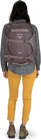 Osprey Sojourn Porter 30L Travel Backpack - Carry-On Compliant Luggage with StraightJacket Compression and Padded Laptop Sleeve - Durable Pack for International or Urban Travel, Graphite Purple