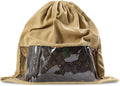 Ouliget Dustproof Drawstring Suede Fabric Bags,Premium Transparent Purse Bags with PVC Clear Window,Handbags Shoe Toy Dust Cover Bags for Storage and Travel