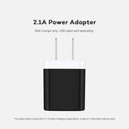 USB Wall Charger, Charger Block, AILKIN 2.1A Multiport Fast Charge Power Brick Cube for iPad, iPhone, Samsung Galaxy, Google Pixel, Motorola, Huawei, HTC, LG-2 Pcs, USB Box Charging Plug AC Adapter