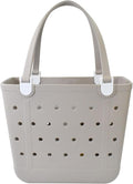 Lightweight Extra large Rubber Beach Bag Small mini Tote Bag for Gym Waterproof medium Open Handbag for Pool Sports