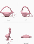 WESTBRONCO Puffer Fanny Packs for Women Small Crossbody Sling Bag, Nylon Quilted Belt Bag for Travel Hiking Running Waist Bag with Adjustable Strap