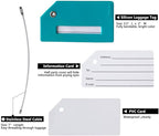 Silicone Luggage Tag with Name ID Card Perfect to Quickly Spot Luggage Suitcase