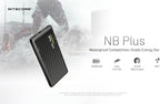 Nitecore NB Plus 10,000mAh Power Bank, Ultra Lightweight and Slim USB-C and USB-A Ports for Phones, iPads and More Travel Ready Fast Charging 5V/3A QC PD