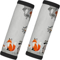 2 Pack Luggage Handle Wrap with Travel Tags - Non-Slip Protective Cover Soft Handle Grips Covers for Suitcase(Cute Forest Animals)