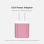 USB Wall Charger, Charger Block, AILKIN 2.1A Multiport Fast Charge Power Brick Cube for iPad, iPhone, iPod, Samsung Galaxy, Motorola, Moto, PS5, Huawei, HTC, LG, Nokia, USB A Charging Box, AC Adapter