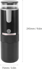 Battery Operated Coffee Maker, Portable Espresso Machine, Portable Coffee Maker, for Travel, Car, Camping, Office (Add Hot Water)