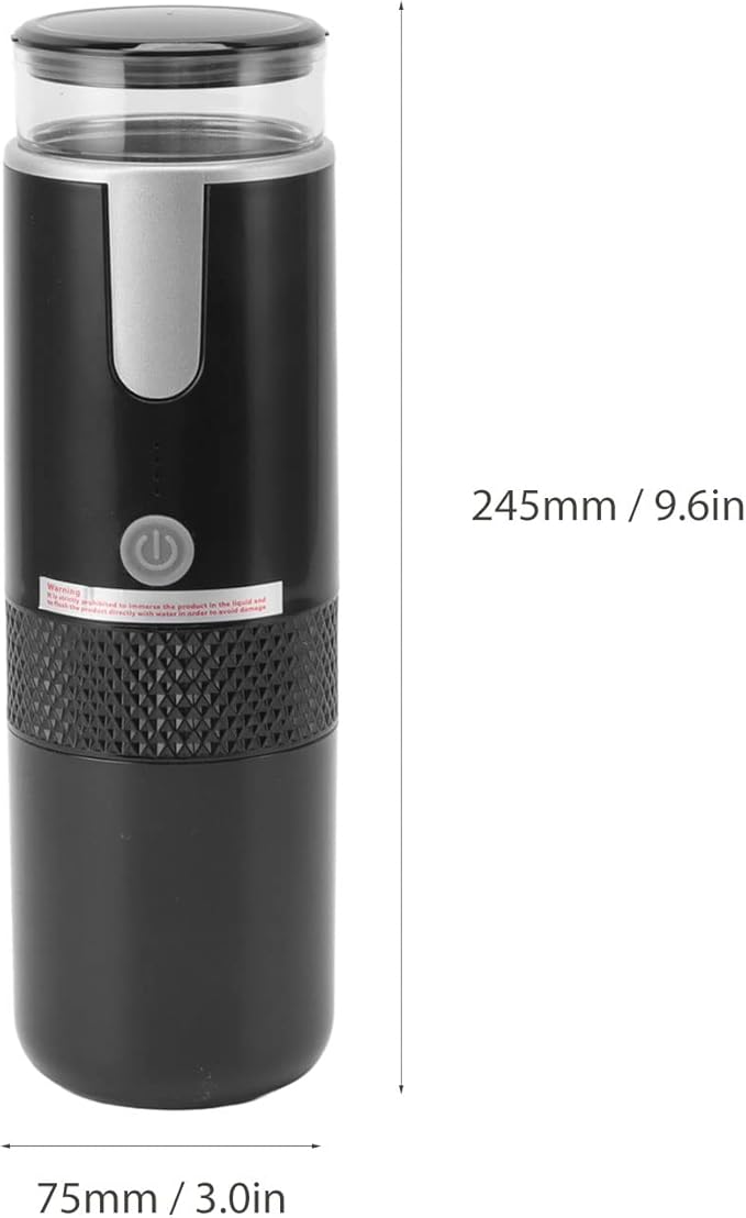 Battery Operated Coffee Maker, Portable Espresso Machine, Portable Coffee Maker, for Travel, Car, Camping, Office (Add Hot Water)