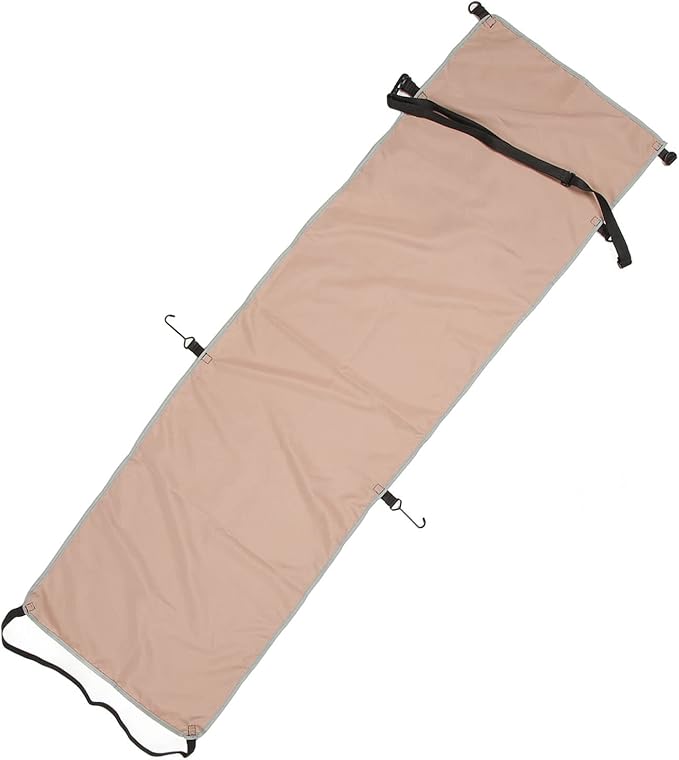 Ergonomic Airplane Hammock Seat Cover with Footrest for Comfortable Travel Portable Outdoor Use Khaki