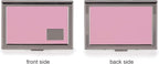 EASTNIGHTS RFID Credit Card Holder Metal Wallet Stainless Steel and Pu Leather Credit Card Protector Case (pink)