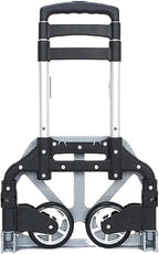 Heavy Duty Folding Hand Truck Collapsible Utility Cart with Wheels for Luggage Cargo & Household Shopping Portable Trolley for Easy Transport