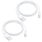 AHDFWI 2 Pack iPhone 15 Carplay USB Cable for iPhone 16E 16 15, 16 15 Pro Max, 15 Plus Car Charger, iPad Pro 12.9/11, iPad 10 Generation, iPad Air 5 4 Generation, Mini 6 Generation Fast Charging Cord