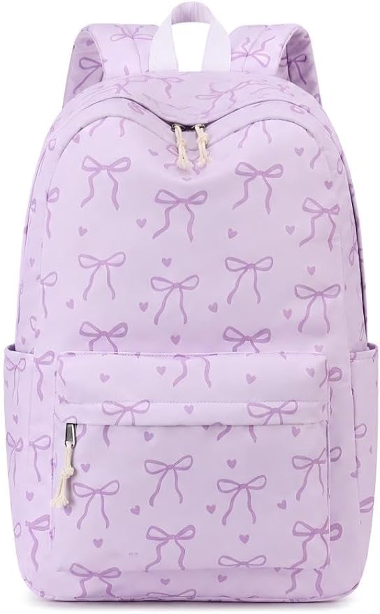 LOIDOU Backpack for Girls School Backpacks Bookbags for Elementary Middle School Women Laptop Backpacks (purple-1, L-17)
