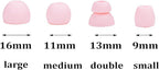 Replacement Eartips Silicone Earbuds Buds Set for Powerbeats Pro Beats Wireless Earphone Headphones,4 Pair (Pink)