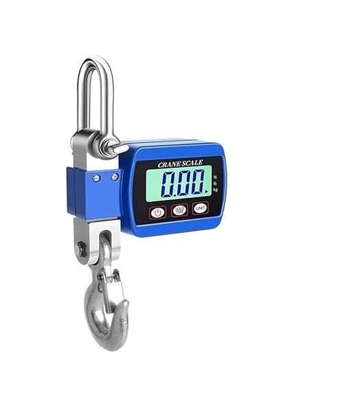 1100lb/500kg Mini Digital Hanging Scale for Luggage & Fishing