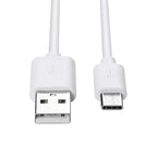 Smays USB to USB C Cable 3ft 5-Pack, Type C Phone Charger Cord Bulk, White