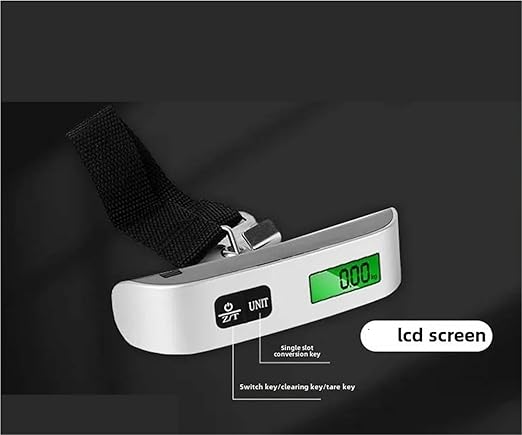 Luggage Weight Scale, Handheld Scale, Electronic Scale 50KG, Portable Luggage Scale, Handheld Weighing Scale, mini Hanging Scale,for Travel(Webbing)