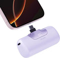 iWALK Portable Charger 5500mAh Next-Gen Small Power Bank 22.5W Fast Charging Battery USB-C Portable Phone Charger for iPhone 17/16/15 17 Plus 17 Pro Max iPad, Samsung Galaxy S25 S24 S23 Android,Purple