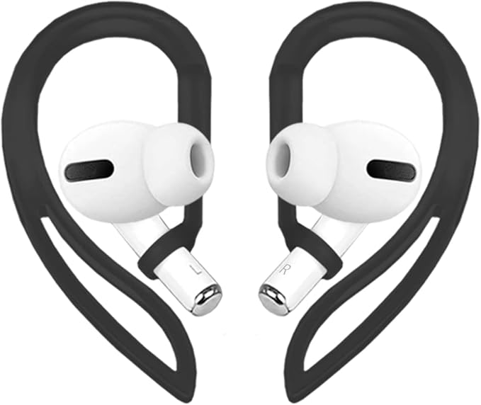 Ear Hooks Compatible with AirPods 3rd Generation [Multi-Dimensional Adjustable] YINVA Accessories Compatible with AirPods Pro AirPods 3 2 1 Gen(Black)