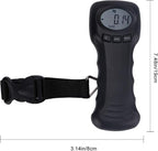 BESPORTBLE Digital Luggage Scale Portable with Backlit LCD Display Handheld Travel Weight Scale for Suitcases and Postal Use Compact Design with Nylon Strap Measures up to 110Lb/50Kg