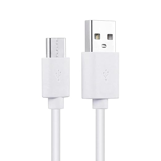 Smays USB to USB C Cable 3ft 5-Pack, Type C Phone Charger Cord Bulk, White