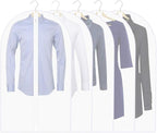 Garment Bags, Set of 5 Lightweight 40 Inch Suit Bags with Full Stainless Steel Zipper, Garment Bags for Storage/Closet/Travel (24"x40")