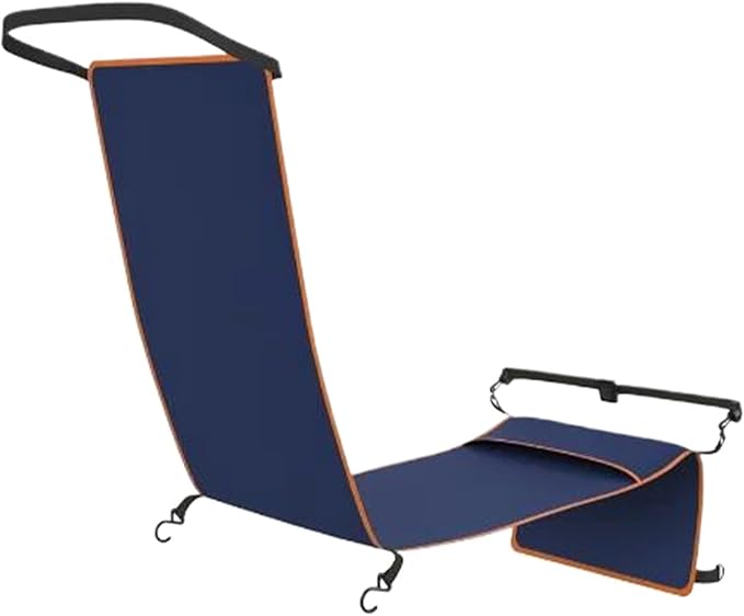 Airplane Foot Hammock for Adults, Portable Travel Foot Rest Hammock and Seat Extender, Travel Footrest Seat Extender Mat for Plane, Bus,Train, Foldable Relaxing Mat for Long Trips, Sleeping, Resting