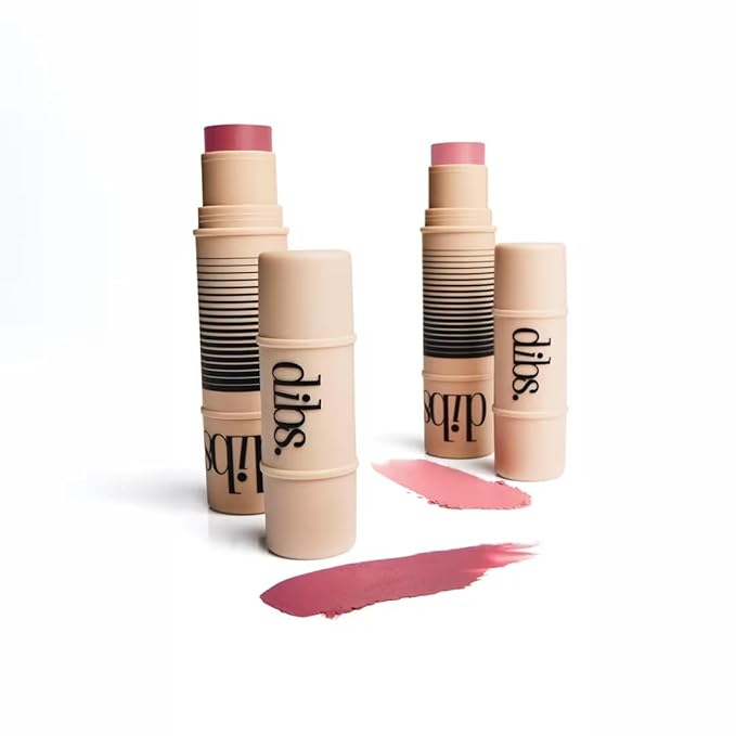 DIBS Beauty On-The-Go Kit | Color: Shade 2, with Mini Desert Island Duo, LoveBeam Setting Spray & Double Standard Primer and Mascara Duo