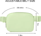 Belt Bag for Women Fanny Pack Crossbody Bags for Women Fashion Waist Packs with Adjustable Strap Gifts for Her Teen Girls (Light Green)