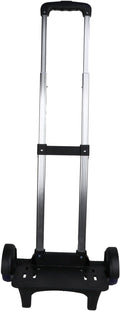 Backpack Trolley Wheeled Cart Telescopic Rod Aluminum Alloy Black Luggage Cart with Wheels Travel Trolley for Boxes Backpack, Men