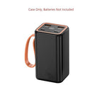 4 Slots 21700 Battery Charger Box LCD Display Case Quick Charge Power Bank Case Shell for Cell Phones Accessories