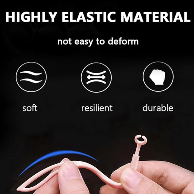 Ear Hooks Compatible with Apple AirPod All Models [Multi-Dimensional Adjustable] Holder Accessories for Ear Buds Pro Earphones (Pink)