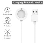 Charger for Fossil Gen 6/5/4/Sport, for Michael Kors Gen 6/5E/ 5/4 Smart Watch Magnetic Charging Cable (1, White)