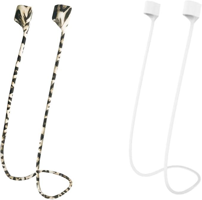 Magnetic Anti-Lost Straps for AirPods,Colorful Soft Silicone Sports Lanyard, Neck Rope Cord